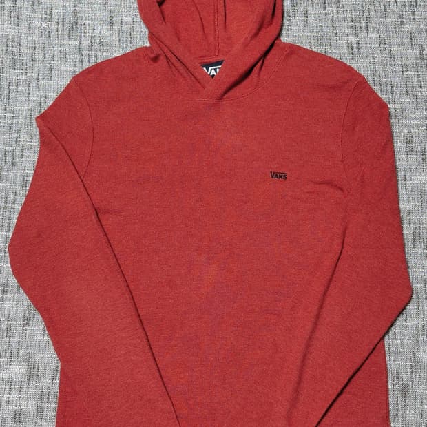 반스 Vans 레드 후드 롱슬리브