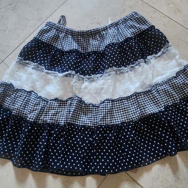 빈티지 모리걸 캉캉 스커트