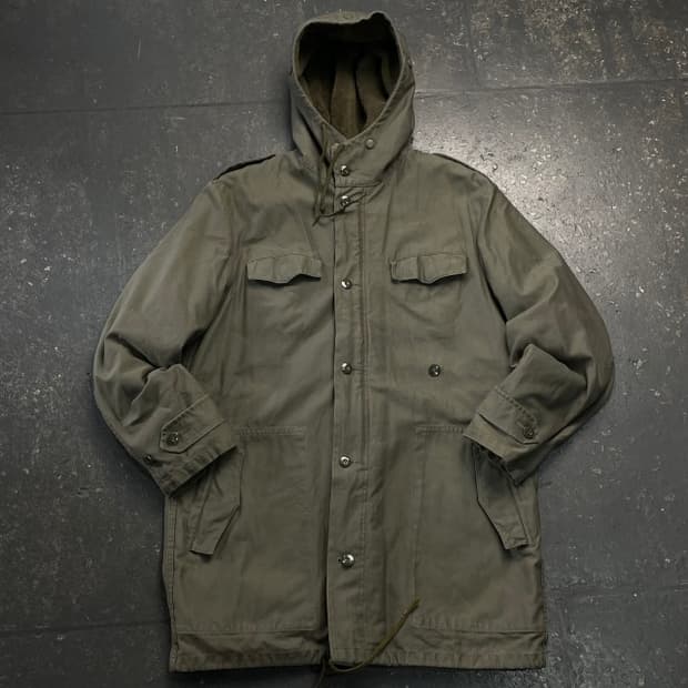 100 80s 독일군 밀리터리 스노클 필드파카