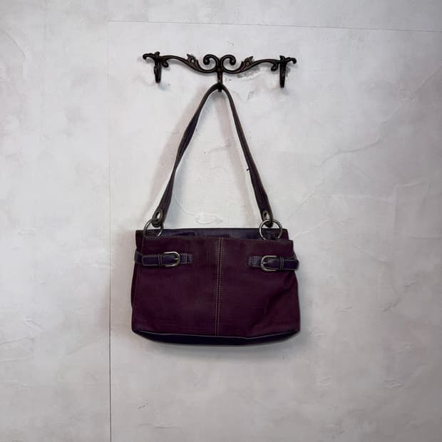 Tommy Hilfiger violet stitch buckle 숄더백