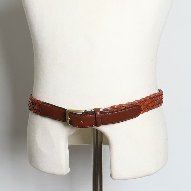 LANCEL Weaving Leather Belt (31~32)
