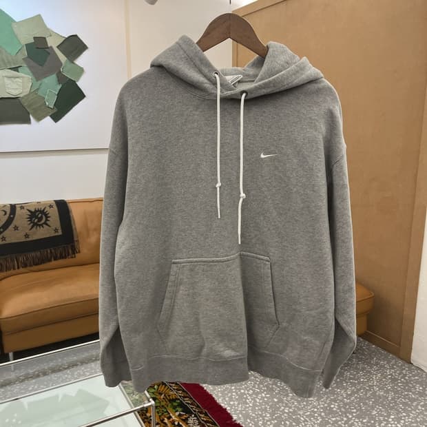 나이키 캐주얼 스우시로고 오버핏 약기모 후드티 105 C05754