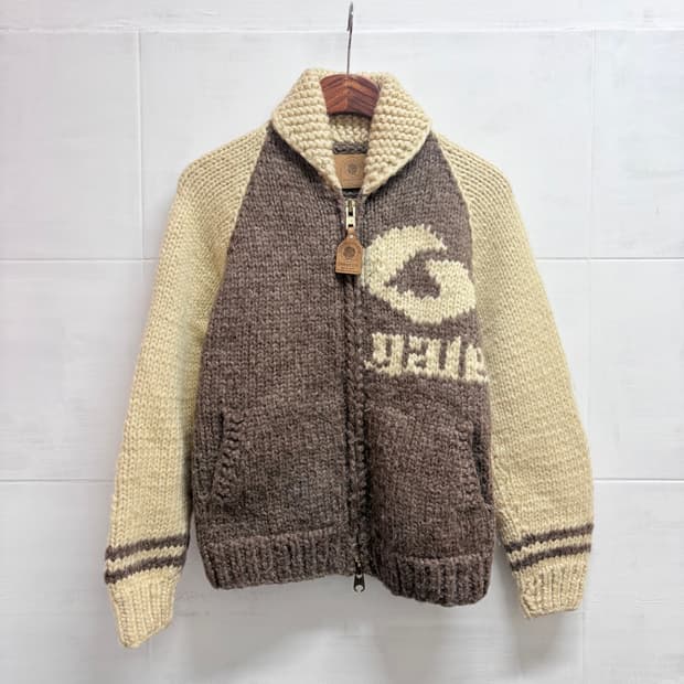 CANADIAN SWEATER 캐나디안 스웨터 코위찬 니트 투웨이 집업