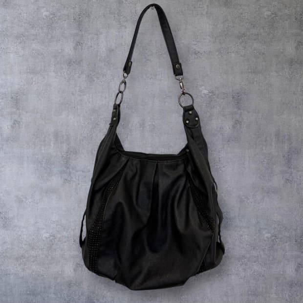 Y2k 스터드 펑크 숄더백