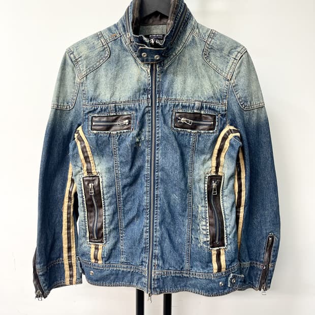 인 더 애틱 y2k 데님 집 자켓