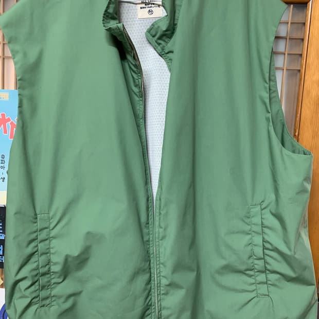 나나미카 멀티포켓 베스트 그린