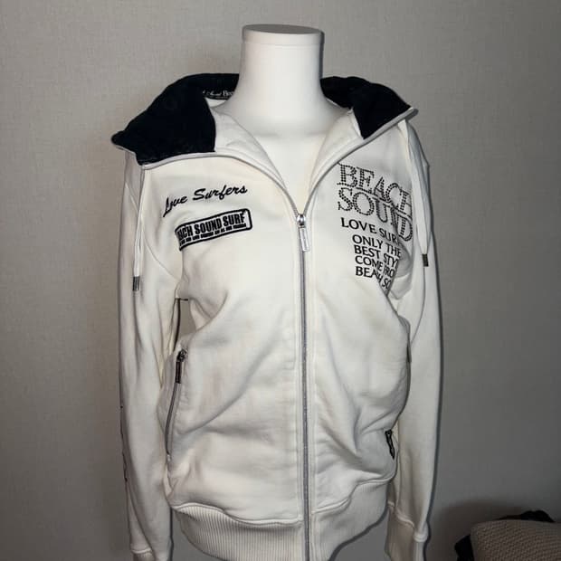 빈티지 후드집업