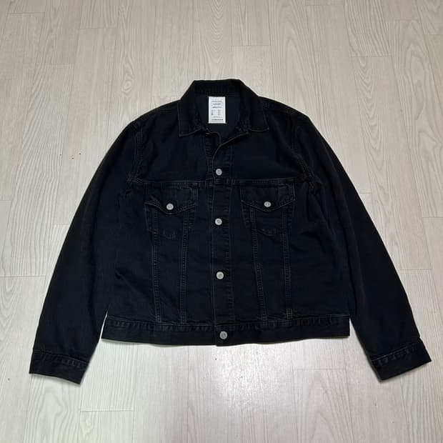 [L] KURO type3 트러커 데님자켓 블랙