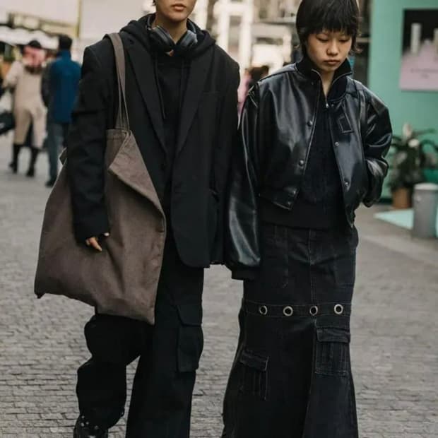 릭오웬스 메인라인 화이트 로고 58 x 58 캔버스 더스트백 토트백 L