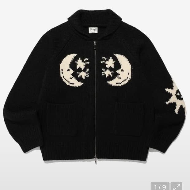 피지컬디파트먼트 코위찬 니트집업