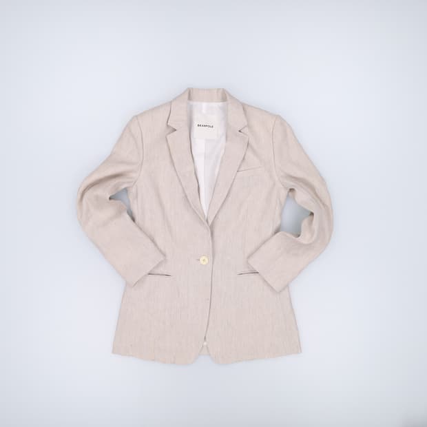 90 빈폴 여성 린넨 블레이저 0319H1