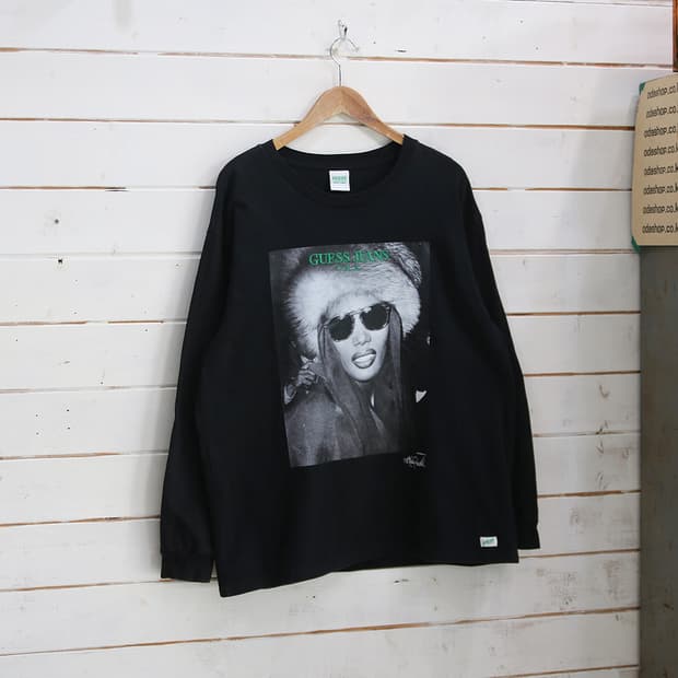 (착용컷) GUESS GREEN LABEL 그레이스 존스 롱 슬리브 