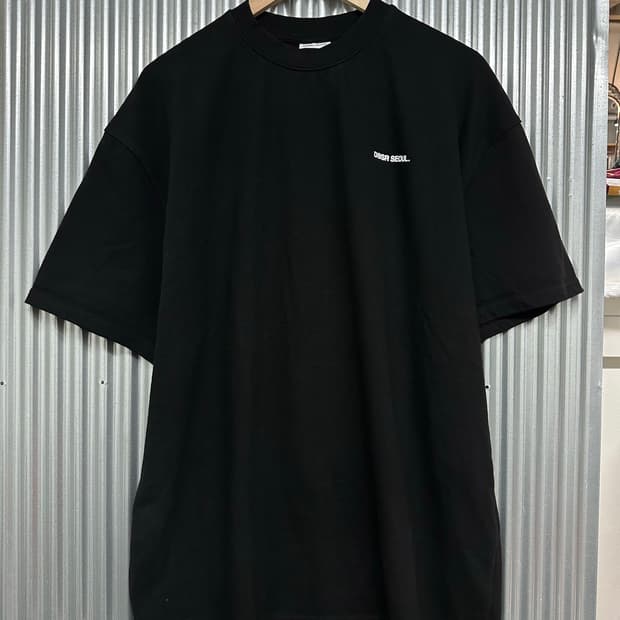 LARGE [덤브스트럭] DBSR 블랙 오버핏 반팔 티셔츠 스트릿
