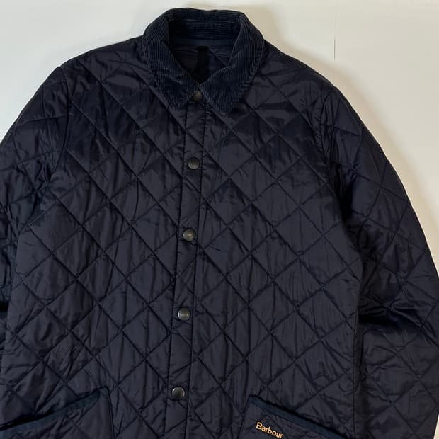 바버 퀼팅 리데스데일 자켓 (네이비m)