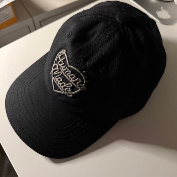 휴먼메이드 6 패널 트윌 캡 블랙