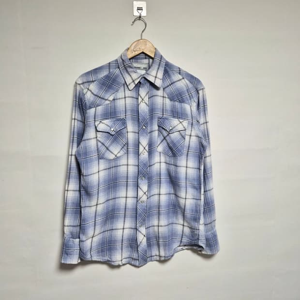 랭글러Wrangler 체크 웨스턴 셔츠 M사이즈 - S289