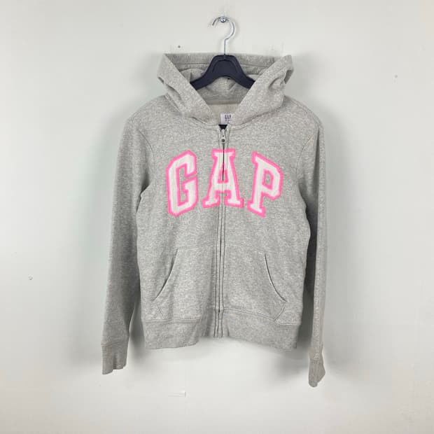 GAP 갭 그레이 후드집업 키즈XL