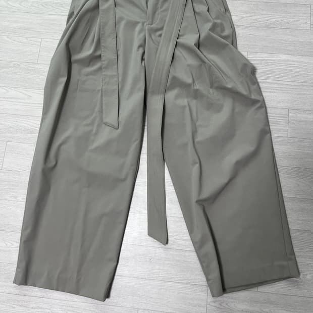 자라 벨티드 와이드팬츠