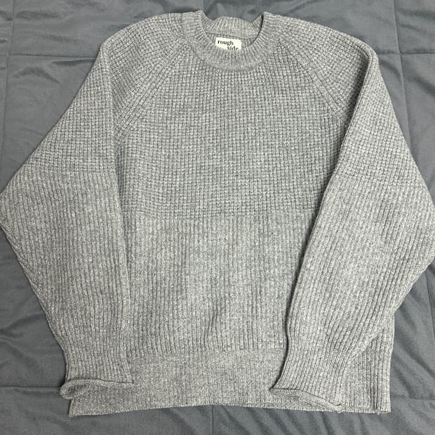 러프사이드 피셔맨 니트 차콜 2사이즈