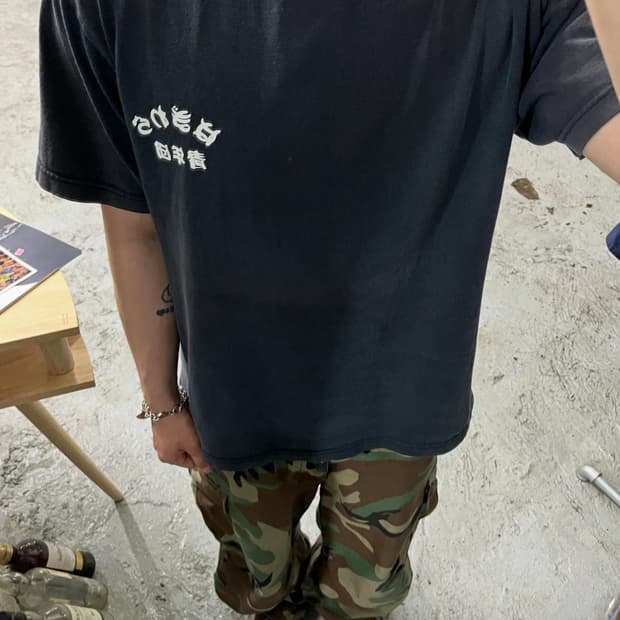 GLIMMER 青年団 なぎわら fade tee
