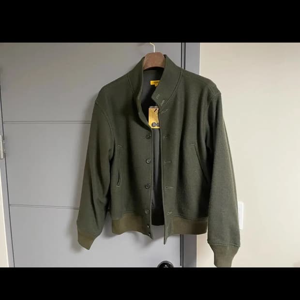 더레스큐 플라이트 봄버 자켓 블루종 L팝니다