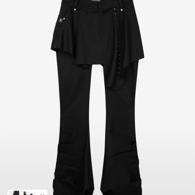 락케이크 Bootcut Hook Skirt Pants 부츠컷 치마바지