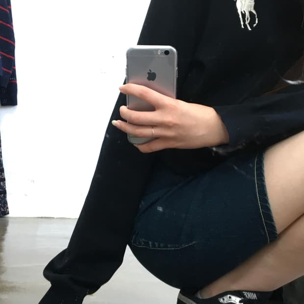 폴로 랄프로렌 빅포니 집업 스웨터 네이비