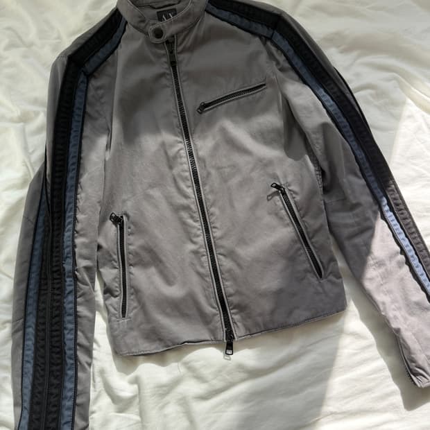 아르마니 익스체인지 바이커 자켓