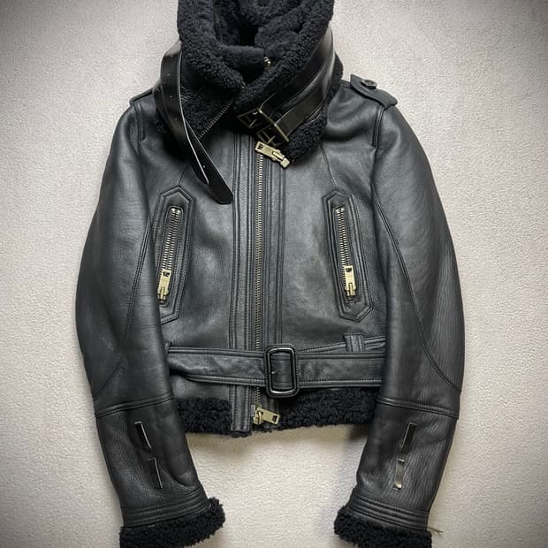 [55] 여성 양가죽 무스탕 블랙 