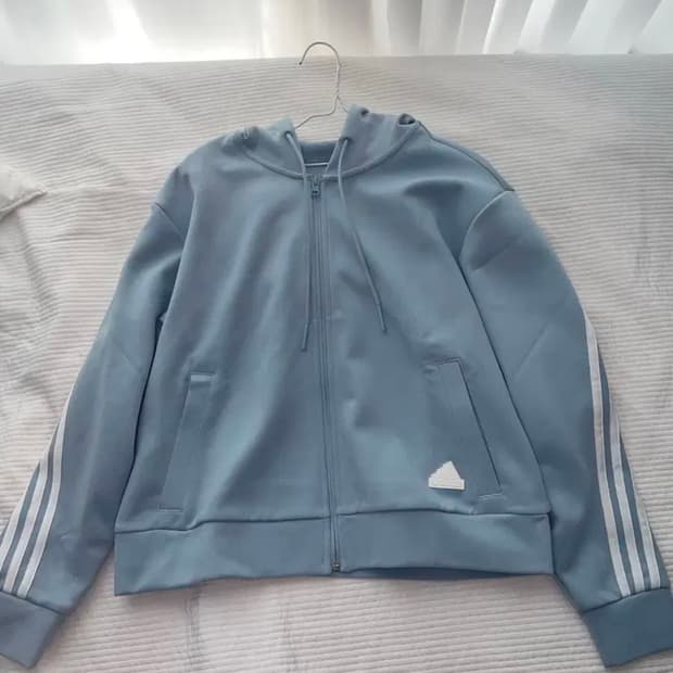 아디다스 삼선 후드집업 