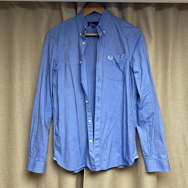 [M정품] 프레디페리 옥스포드 셔츠 블루