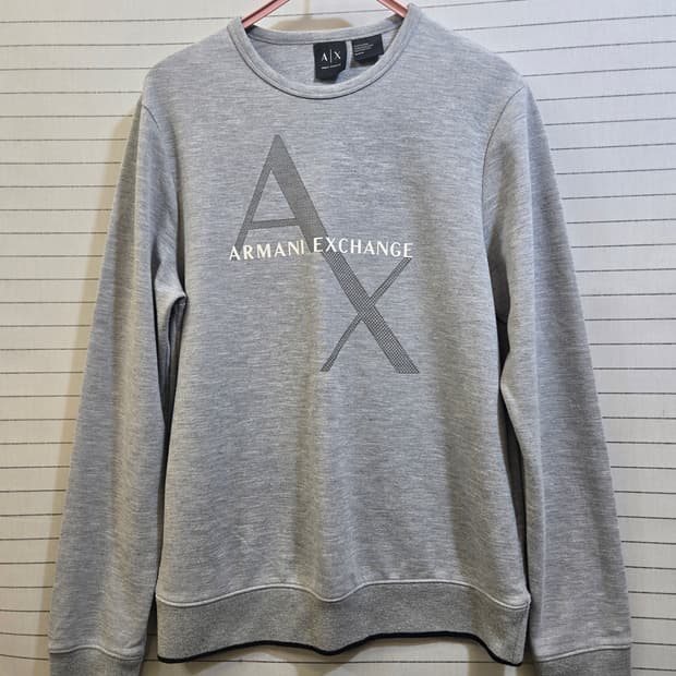 아르마니 익스체인지 맨투맨 티셔츠 회색