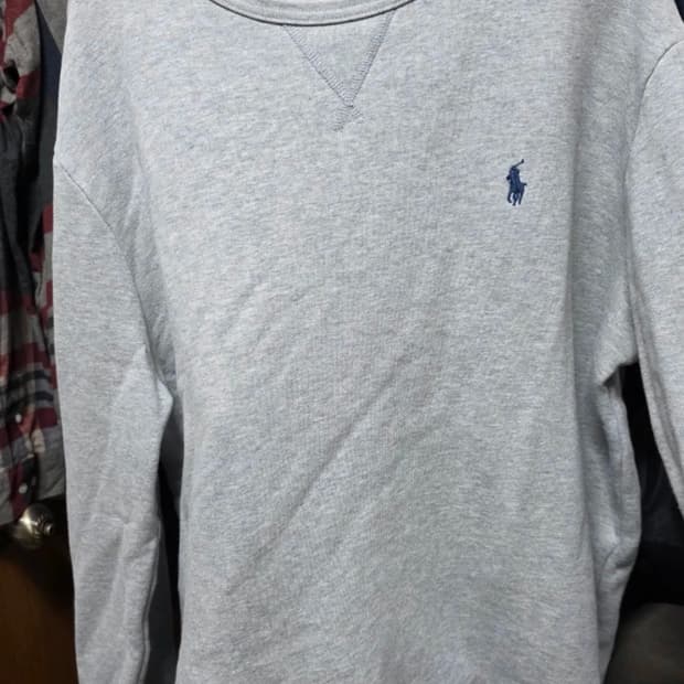 폴로 랄프로렌 그레이 맨투맨 XL