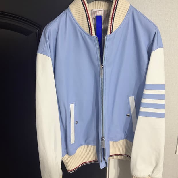 톰브라운 블루종 바시티 자켓 2 새상품