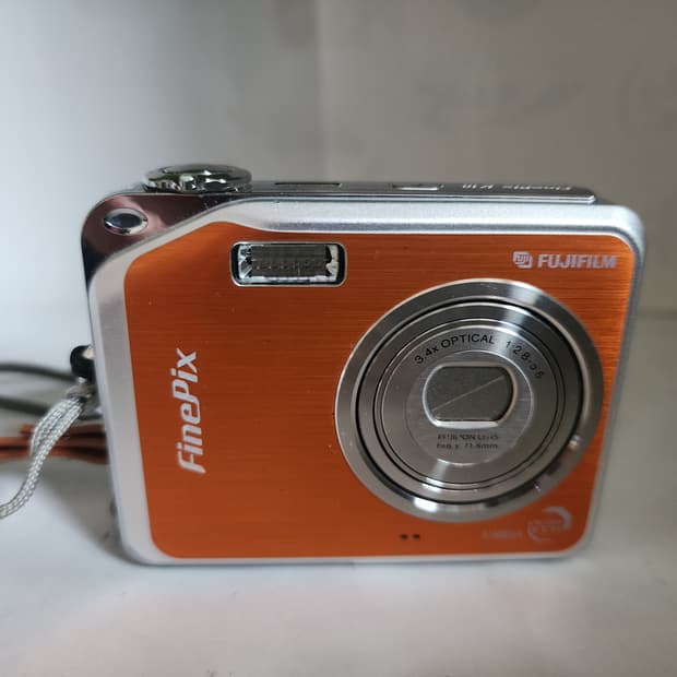 후지필름 FinePix V10 오렌지 디카