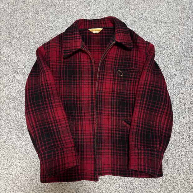 텐더로인 울 플레이드 자켓 42