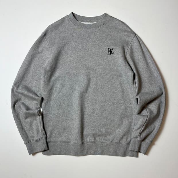 우알롱 24FW 시그니처 벌룬 오버 스웻 맨투맨 PN8745