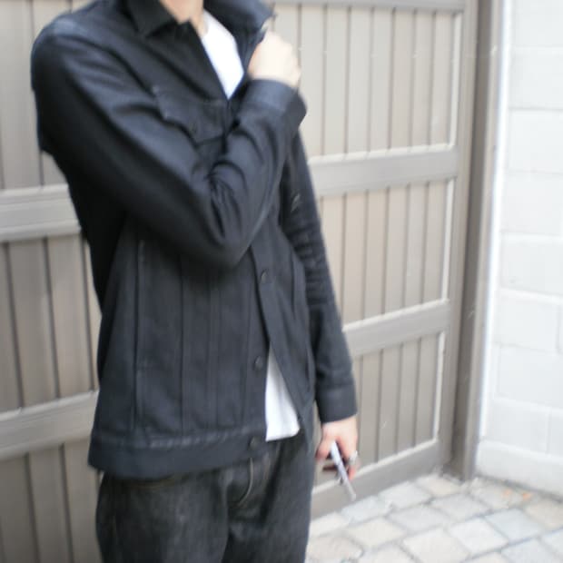 Lad musician wax jacket 착샷o