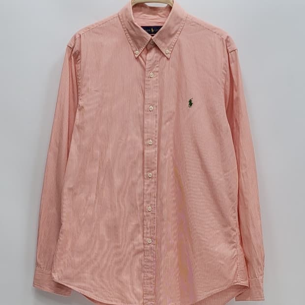 POLO 폴로 랄프로렌 슬림핏 스트랴이프 셔츠 / 남 L
