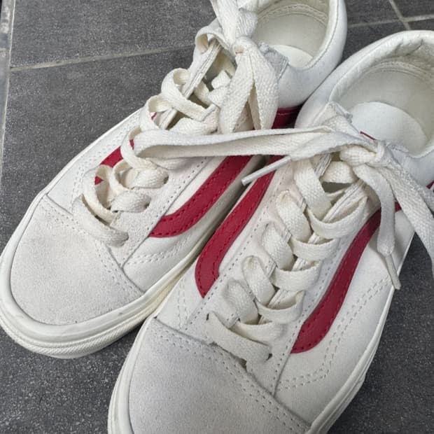 Vans Old Skool 흰빨 