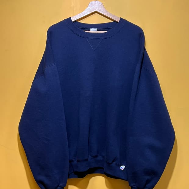 00s [XL] 러셀 네이비 스웨트셔츠 맨투맨