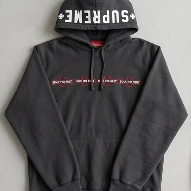 슈프림 15fw 인디펜던트 후드티