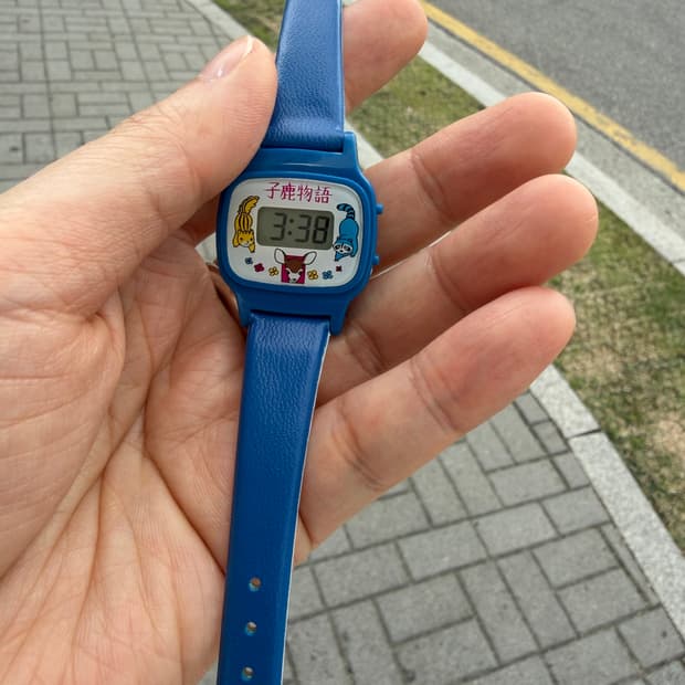 [희귀/레트로] 8090 일본 빈티지 '개구장이 조디' 디지털 워치
