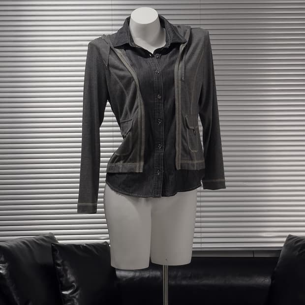 {UNKNOWN} Docking Shirt Hood Jacket  