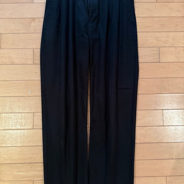 폴로 랄프로렌 블랙 투턱 팬츠 33/34