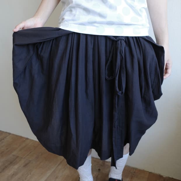 Vivienne Westwood red label draped skirt