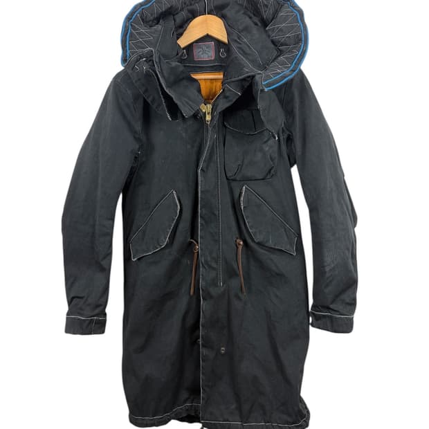 그런지 존 오케스트라 pvc 레인 야상자켓 46