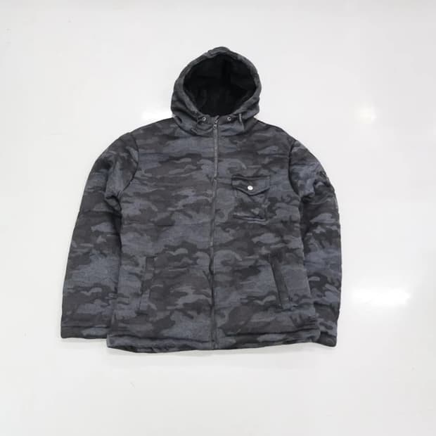 LOCK HEAVEN Dark Camo Hooded Jacket