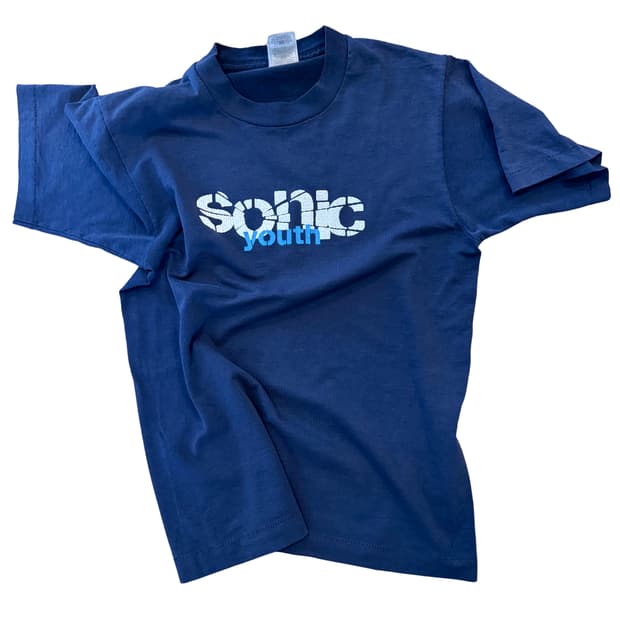 빈티지 울트라 레어 싱글 스티치 소닉 유스 티셔츠