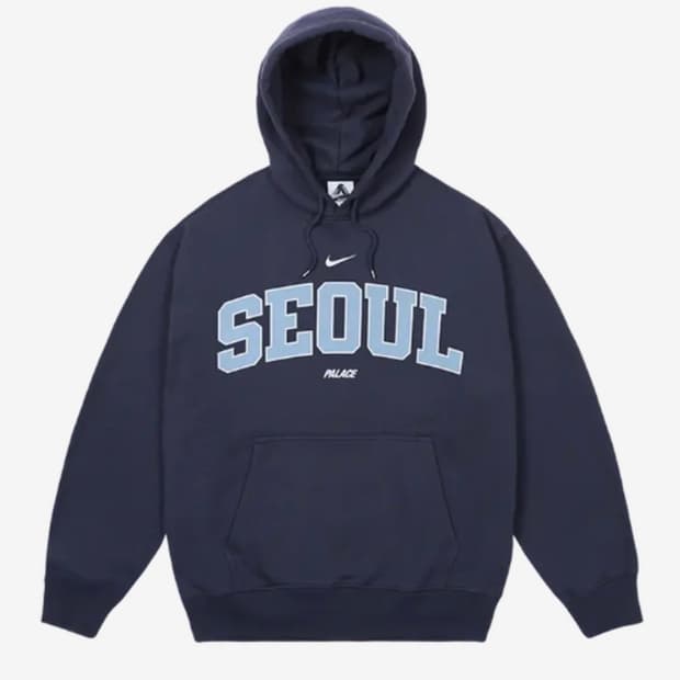 [L] 팔라스 나이키 압구정 샵 후드 익클 네이비